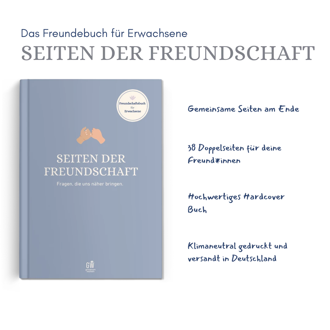 Freundschaftsbuch Cover und Eigenschaften des Buches