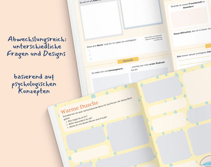 Freundschaftsbuch für Erwachsene - Seiten der Freundschaft | Gemeinsam Wachsen Verlag Mein Shop