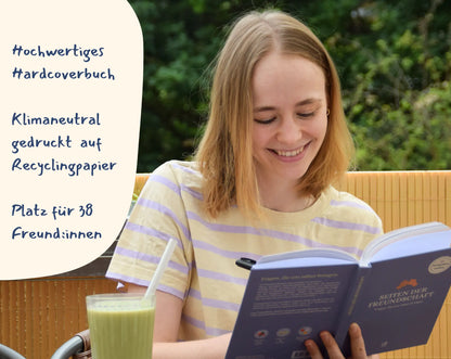 Eigenschaften unseres Freundschaftsbuchs für Erwachsene