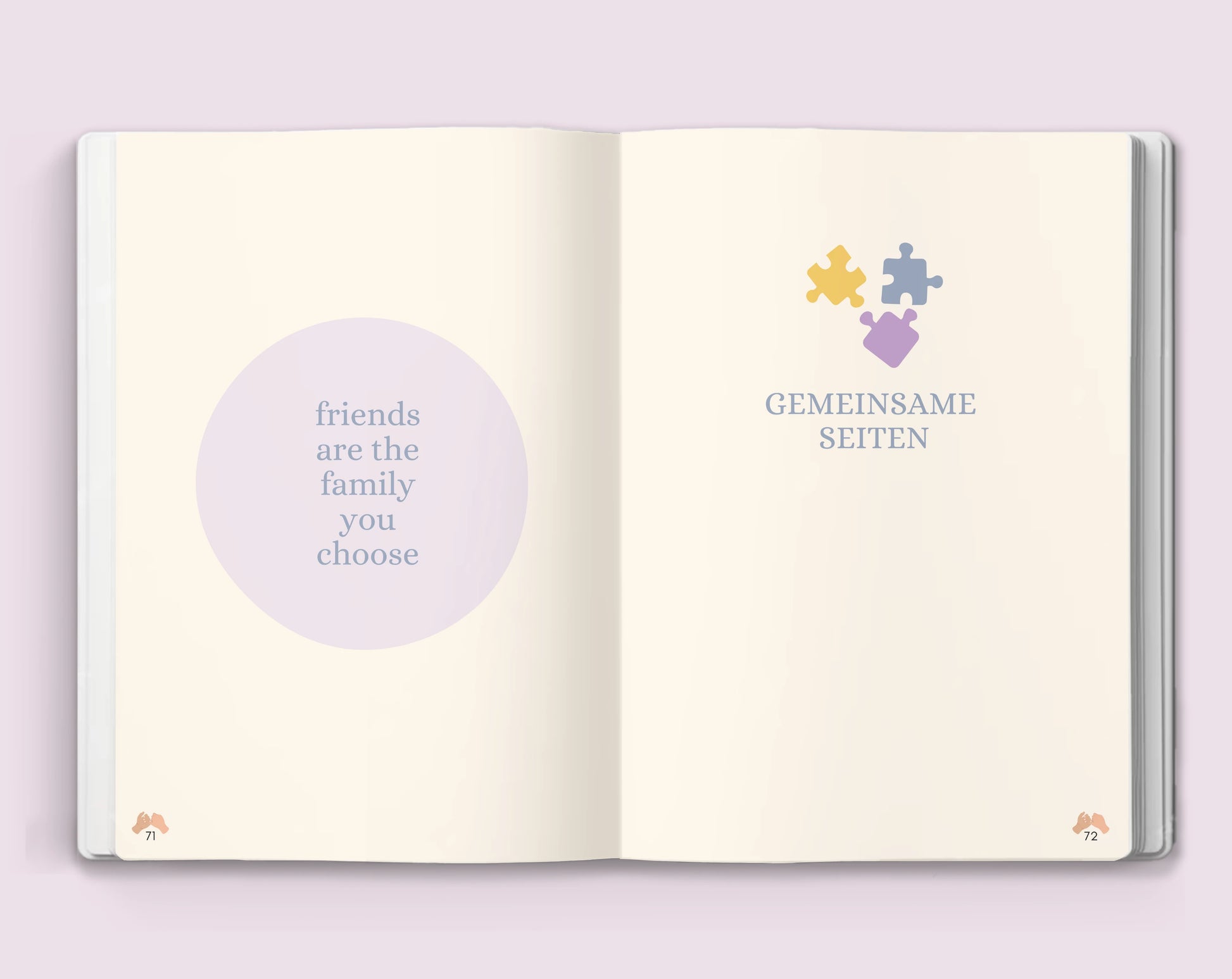 Gemeinsame Seiten | Das Freundschaftsbuch für Erwachsene | Gemeinsam Wachsen Mein Shop